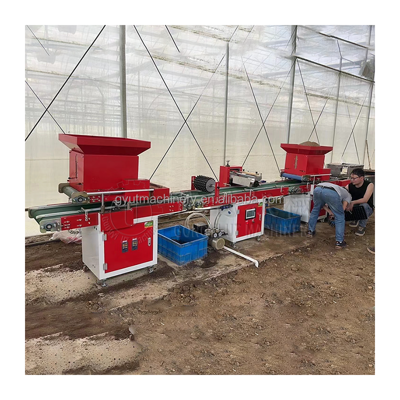 8 Rows Drum Seeder for Doumiao Planting Machines in Vegetable Nursery Full Seeding Line