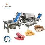 Automatic Clean Root Vegetable Asparagus Washing Line with Fruit Vegetable