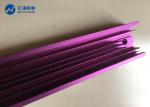 Purple anodized custom cnc aluminum parts