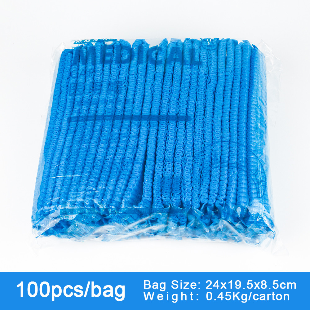 Wholesale Non Woven PP Disposable Surgical Mop Clip Head Cover Caps
