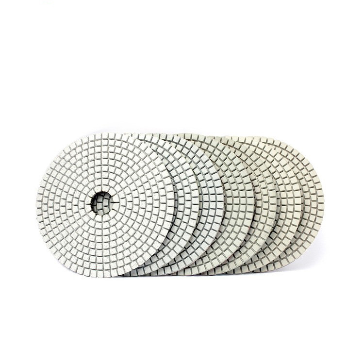 100mm Flexible Concrete Polishing Tools / Wet Diamond Polishing Pads