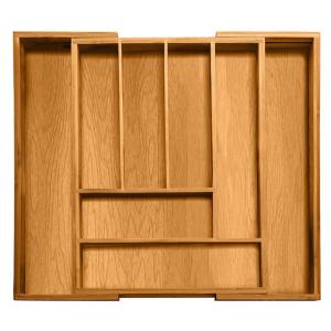 China 100% Pure Bamboo Expandable, kitchen Utensil - Cutlery and Utility Bamboo Drawer Organizer wholesale