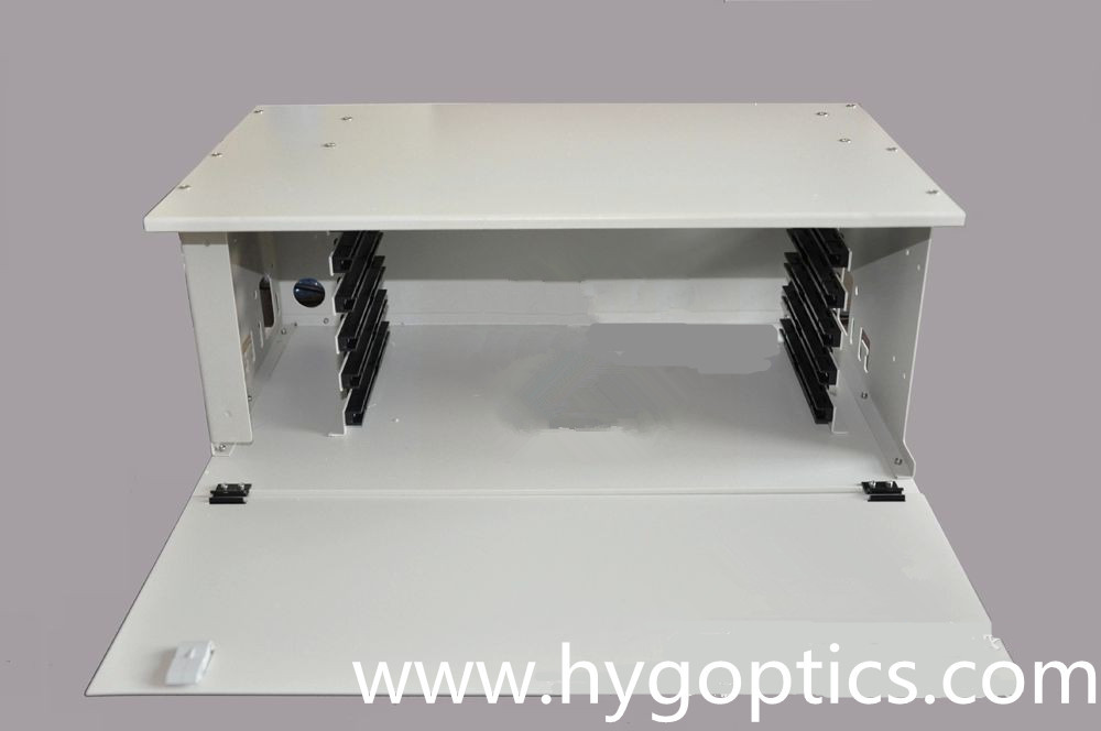 24 Core Fiber Carbon 2U Odf Optical Distribution Frame