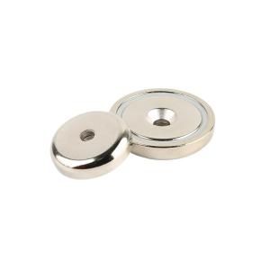 China Industrial Welding Cup Magnets With Countersunk Hole Customized wholesale