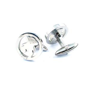 China Tagor Jewelry Regular Inventory High Quality Hot 316L Stainless Steel Cuff Links CQK11 wholesale
