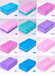Fitness Yoga Exercise Blocks , Eco Friendly Yoga Blocks Foam Brick Stretching