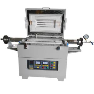 China 1200C Electric Tube Furnace Vacuum Pump Quartz Tube Argon Atmosphere 50x300mm wholesale