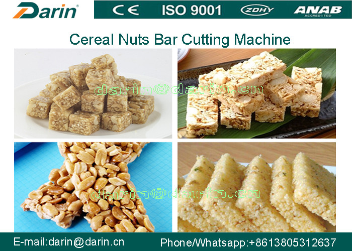Small Cereal Bar / chocolate Bar Making Machine with SS304 Material