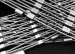 Safety Rope Fence 304 Stainless Steel Ferrule Mesh Anti Rust 2.0 Mm Wire