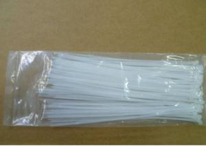 China White Nylon Cable Ties For Electric Wire / PVC Bag Packed wholesale