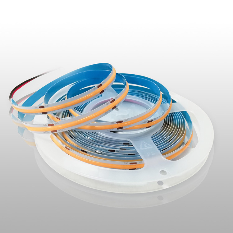 Flip Chip Flexible LED COB Strip Light 2700k Warm White 10W 24V COB FOB LED