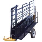 Galvanized Adjustable Loading Ramp Galvanised Steel Material For Livestock
