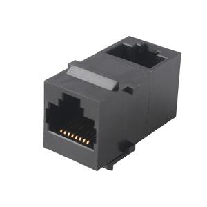 China 8P8C Female To Female 90° Angle RJ45 Keystone Modular Jack wholesale