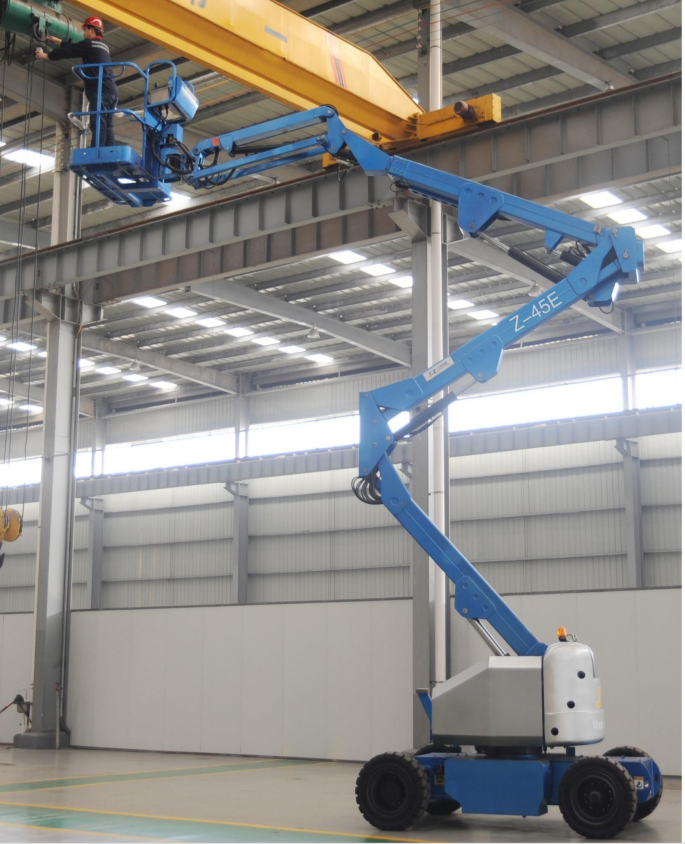 14m Reach 4 Ton Side Loader Forklift Telescopic Handler with Powerful Diesel Engine