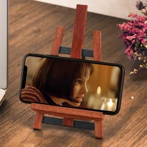 China ROHS 160deg Wood Phone Stand Holder / Universal Phone Stand wholesale