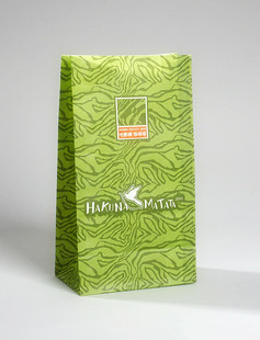 Rectangle Kraft Paper Bread Packaging Bags Grease Proof Eco Friendly