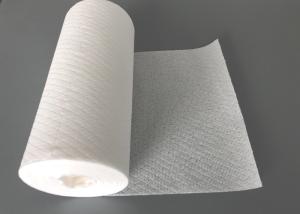 China Rolls Kitchen Cleaning Wipes Cloth Spunlace Non Woven For Flooring Windows wholesale