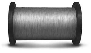 China 0.065 - 0.1mm Diamond Cutting Wire High Carbon Steel Core For Crystal Silicon Slice wholesale