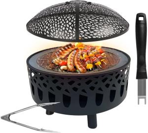 China 23 Inch Barbecue Outdoor Fire Pit Wood Burning Large Round Portable wholesale