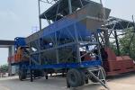 Height 3800mm 2400L Mobile Concrete Batching Plant
