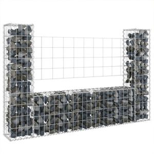 China Hot Dip Galvanized Gabion Planter 4x1x1m with 50x50mm Mesh wholesale