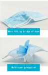 Safety Non Woven Disposable Mask 3 Ply Antiviral Respirator Face Breathable