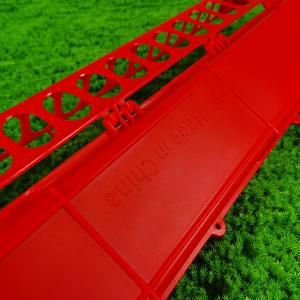 China Rectangular Red Yellow Long Food Trough Standard Capacity Modern Design wholesale