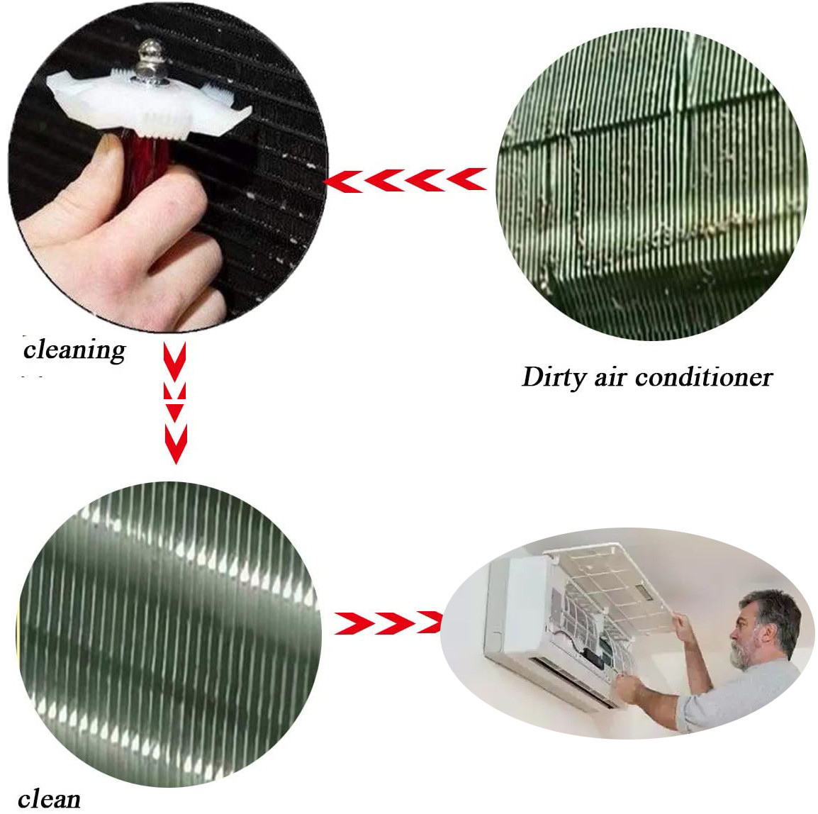 Air Condition Hvac Service Tools CT 351 Ac Fin Straightener Plastic