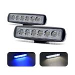 18W Waterproof Blue White 6.2" LED Spreader Lights