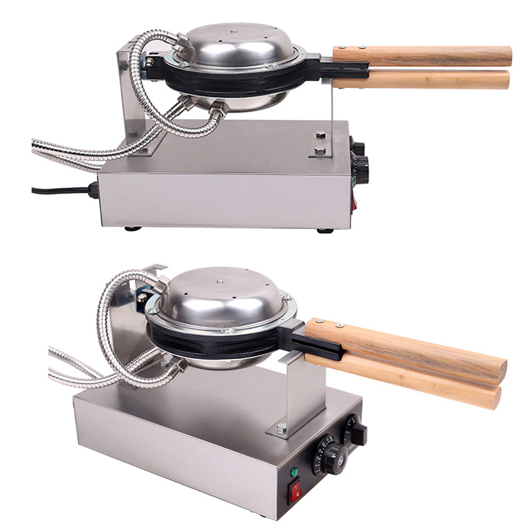 Stainless Steel Electric Bubble Waffle Maker for Professional Commercial Equipment