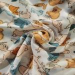 Lady'S Blouses Polyester Flower Chiffon Fabric 75dx75d 95gsm