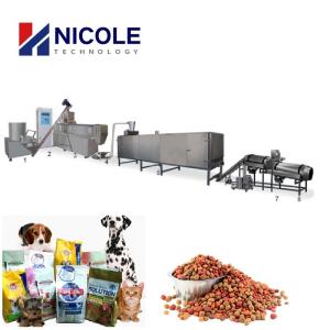 China Automatic Pet Food Production Line Industrial Small Dog Food Extruder Machine wholesale