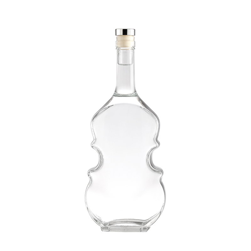 Hot Stamping Glass Bottle for Vodka Whisky Liquor Customize Cap and Surface Handling