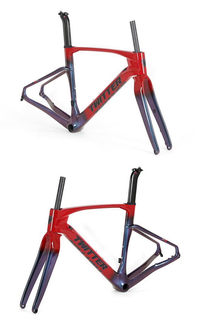 EPS Technology OEM Road Bike Frame , Full Carbon Bike Frame With ISO9001