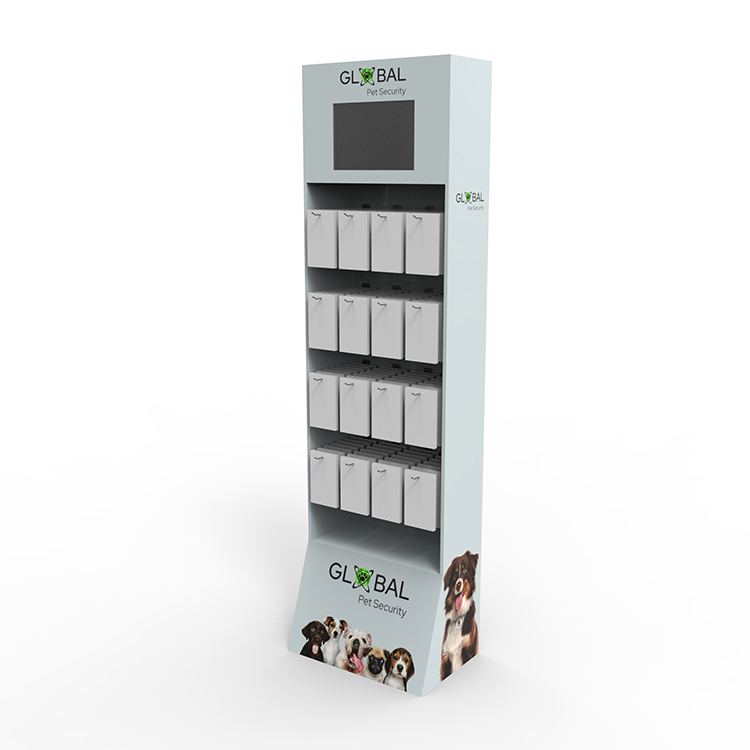 Easy Assembly Cardboard Display Stand Mug Display Stand For Supermarket Promotion