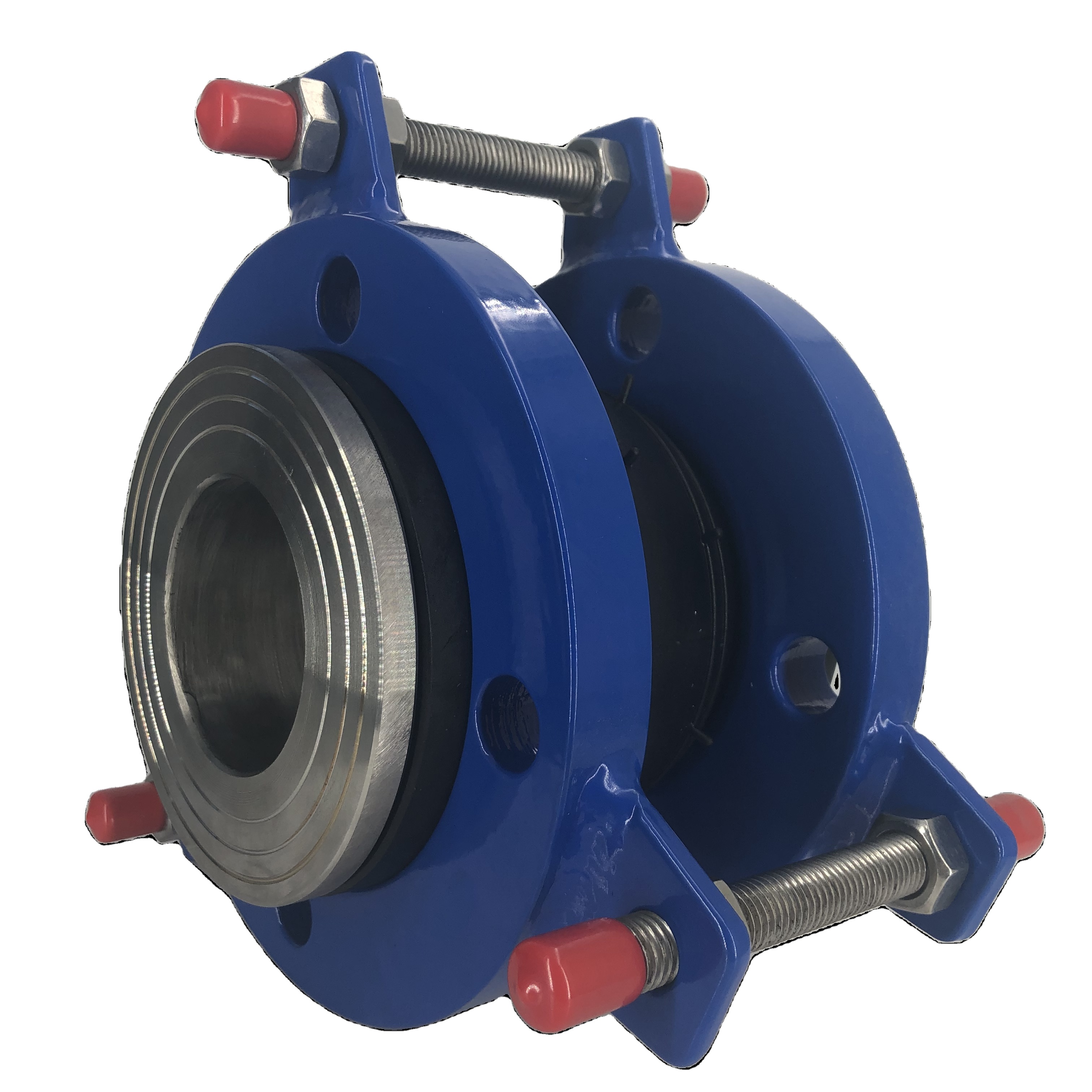 DIN Flanged Rubber Check Valve Duckbill Equal Head Wear Resistant Non Return
