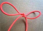 Red Wax Cotton Cord , Waxed Linen Cord Spandex Clothing Accessories