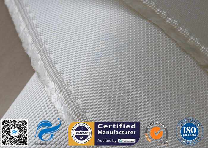 High Silica Fabric 36OZ White 1.3MM 1200℃ High Temperature Furnace Door Lining