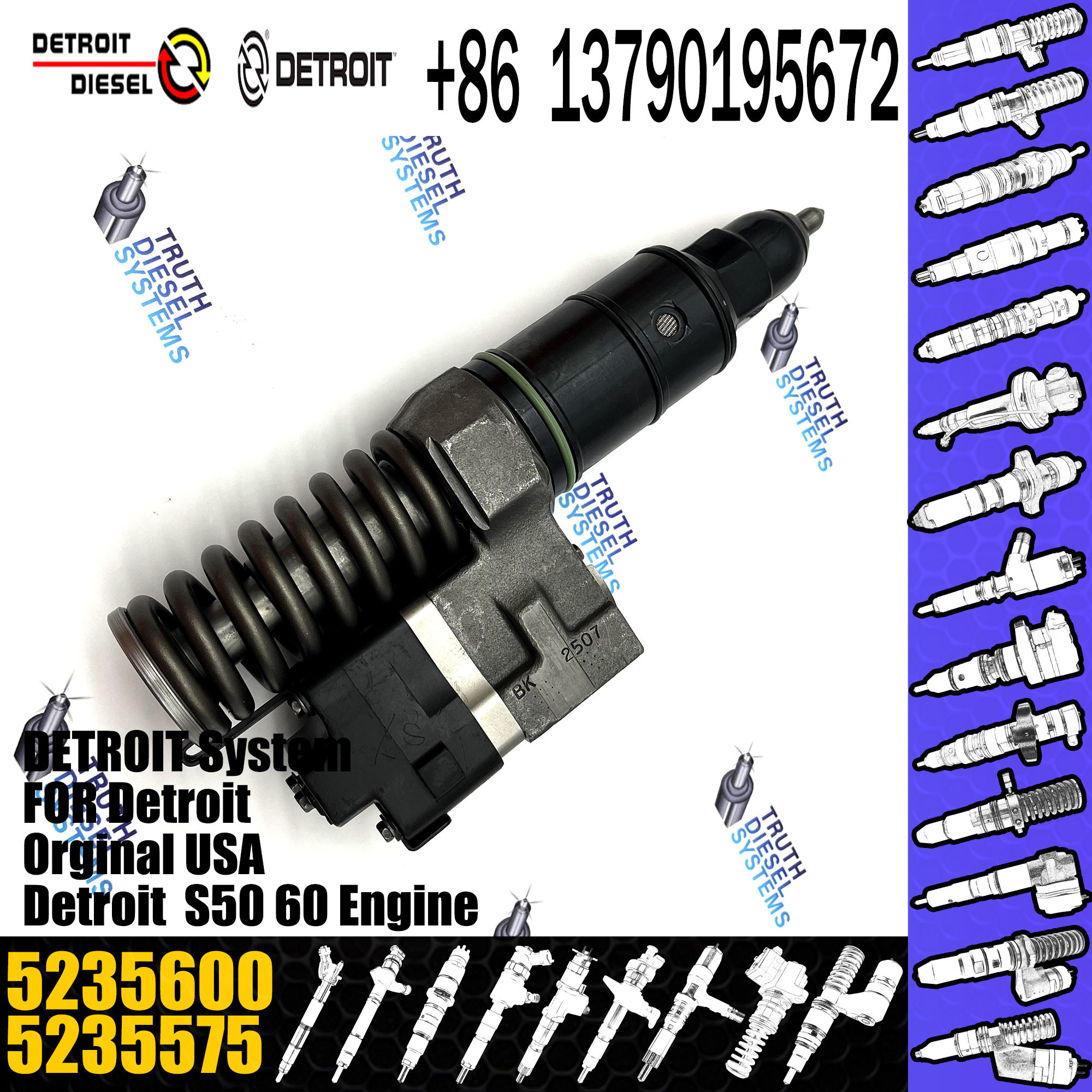 Hot-Sale Engine Diesel Fuel Injector 5235575 R-5235575 5235600