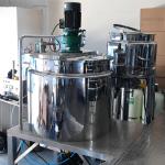 Stainless Steel Homogenizer Emulsifier Mixer 220V / 380V / 400V