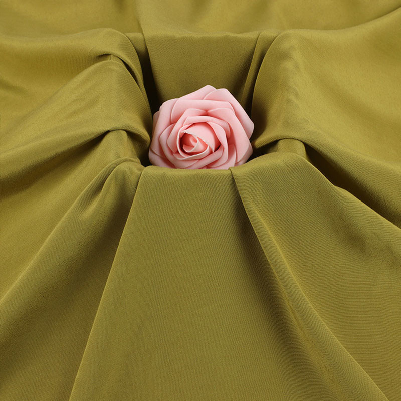 100% Viscose Rayon Dyed Fabric Satin Plain Woven Clothing Material