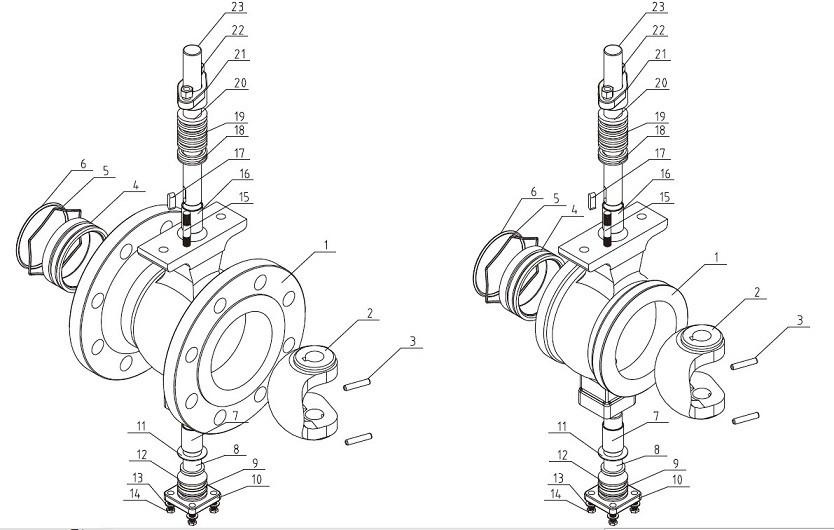 DN15-DN1200 Segment Ball Valve with Corrosion-Resistant Materials