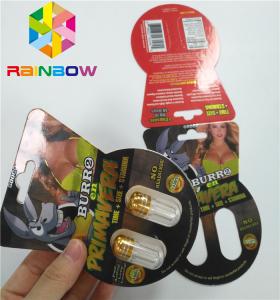 China 3d Lenticular Packaging Burro Brand Paper Card Box Single Double Hole Including Bottle wholesale