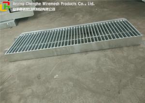 China City Road Galvanised Walkway Panels , Rigid Stainless Steel Walkway Gratings wholesale