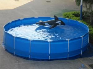 China Collapsible Foldable PVC Fish Tank Fish Rearing Tank Factory wholesale