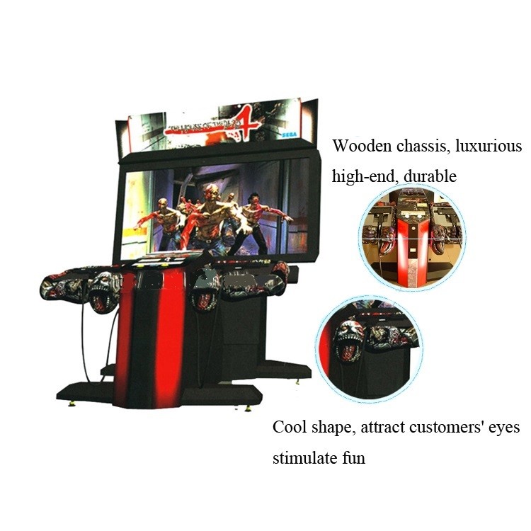 2019 Popular Indoor Amusement House Of Dead 4 Coin Operated Target Arcade Shooting Machine