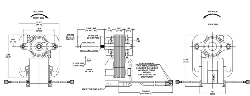 20w 0.27a 208vac C Frame Electric Fan Motors Ac Single Phase Shaded Pole Ac Gear Motor