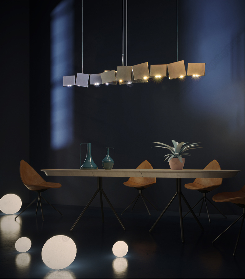 Postmodern Long Type Box Chandelier lighting Designer Replica Chandelier(WH-MI-455)