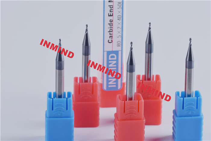 Industrial Aluminium Milling Cutters , Micro Size Solid Carbide Milling Cutters