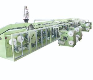 China PE 0.6Mpa 220V 50Hz Sanitary Pad Making Machine / Sanitizer Napkin Machine wholesale
